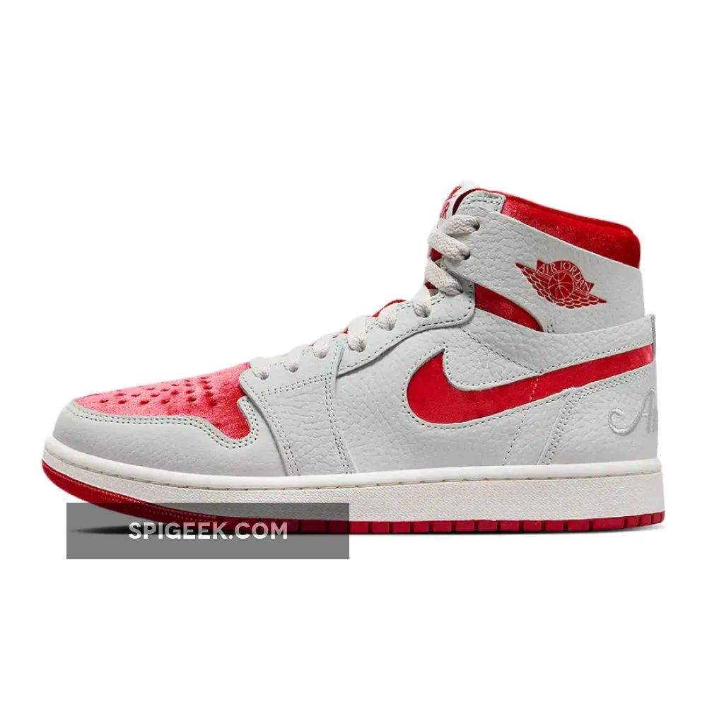 Air Jordan 1 High Zoom Valentine's Day Luxe Red Velvet