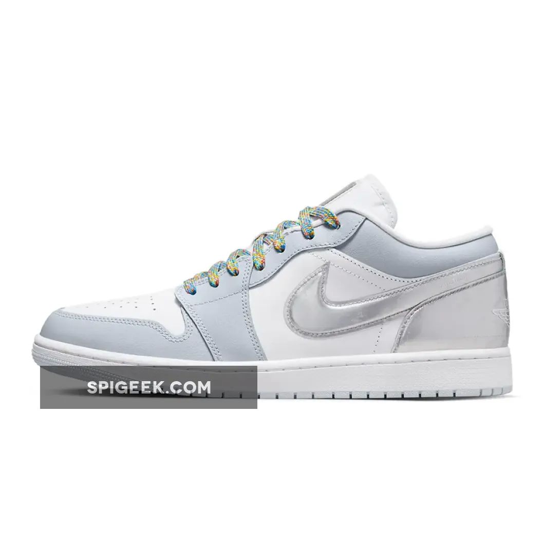 Air Jordan 1 Low SE 'Tear-Away' Silver - Multicolor