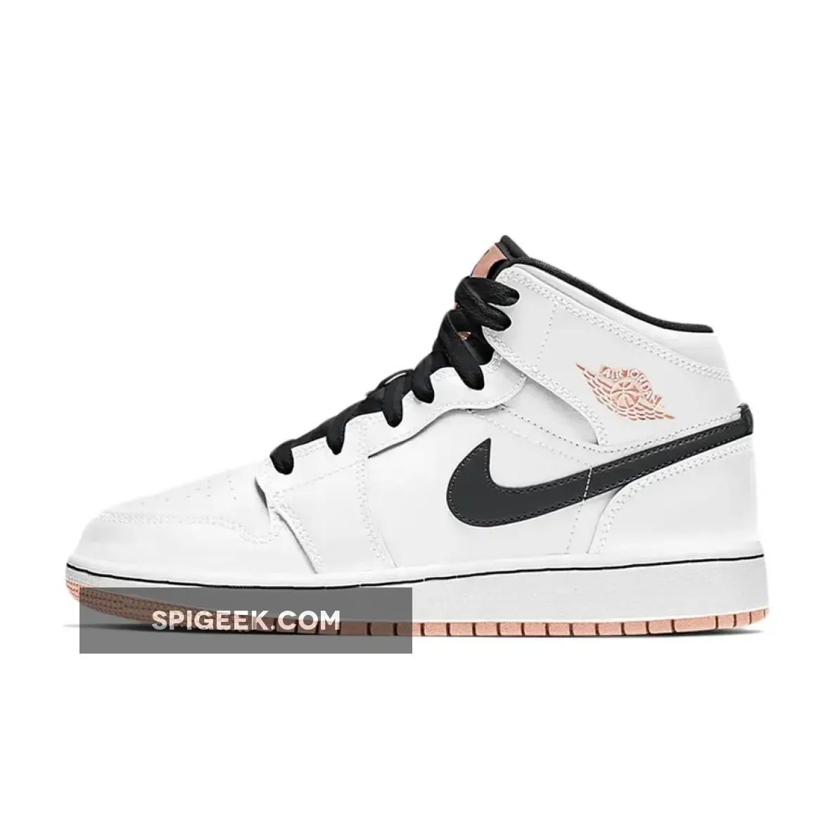 Air Jordan 1 Mid GS White Arctic Orange Sneaker