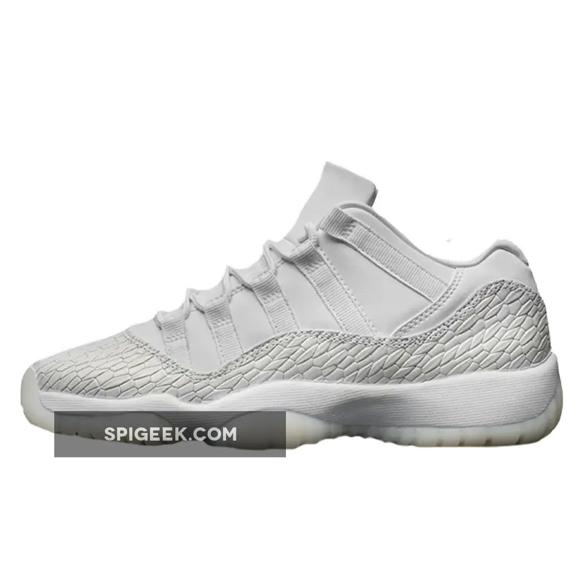 Jordan 11 Low Heiress White Retro Women's Exclusive Sneaker