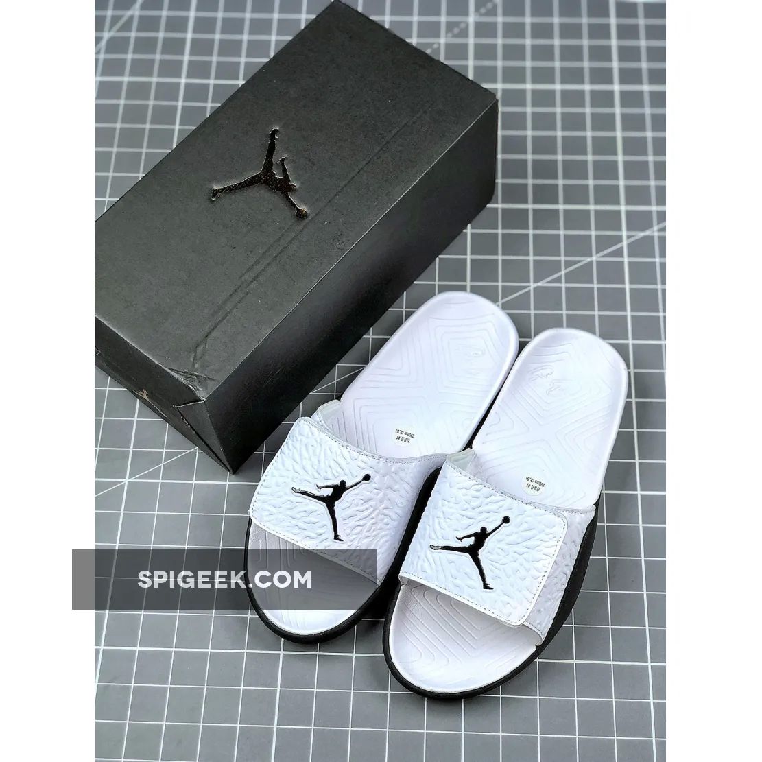 Jordan Hydro 7 Sandals - White Black