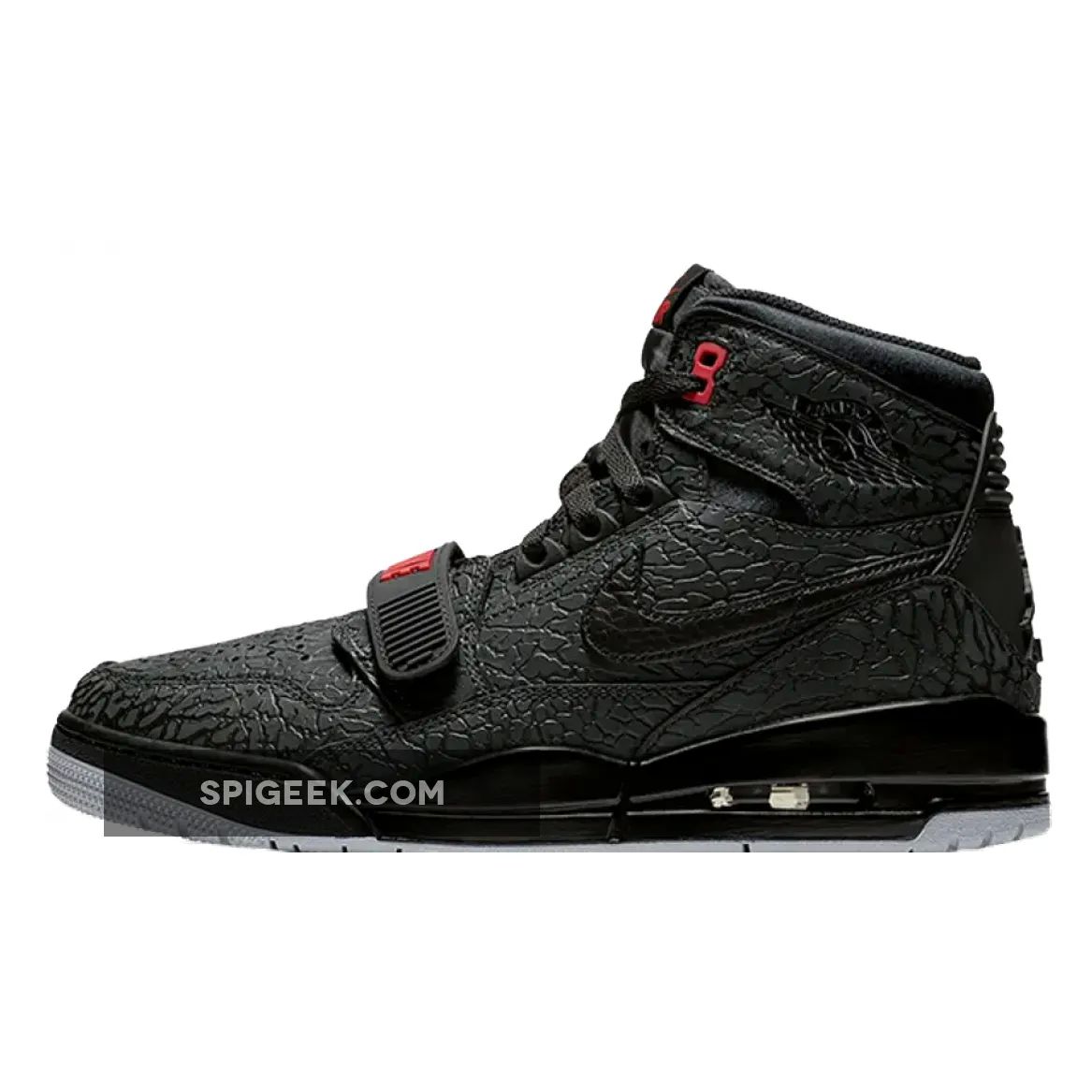 Jordan Legacy 312 Elephant Print Black Red Sneaker