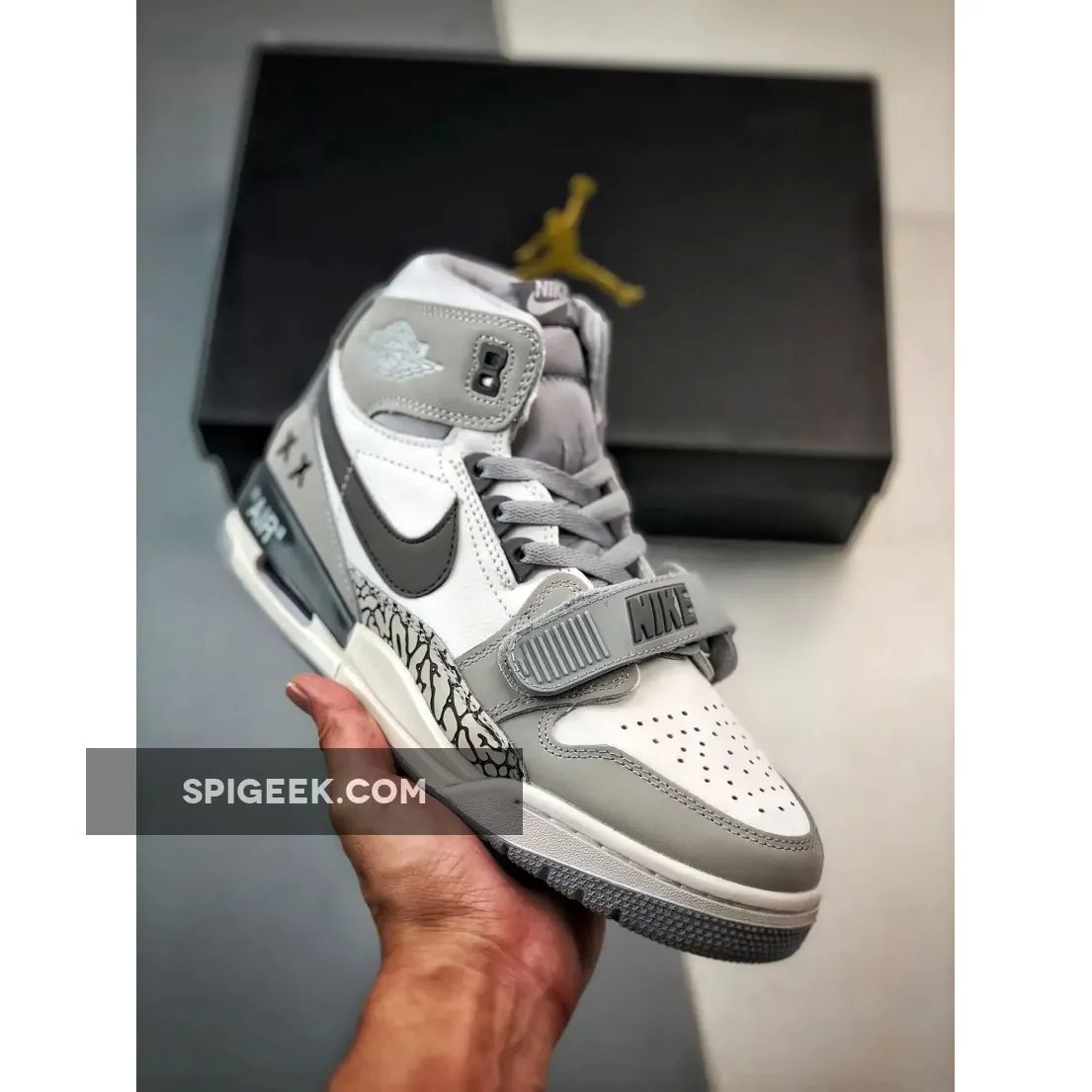 Kaws Jordan Legacy 312 White Black Grey Sneaker Collaboration