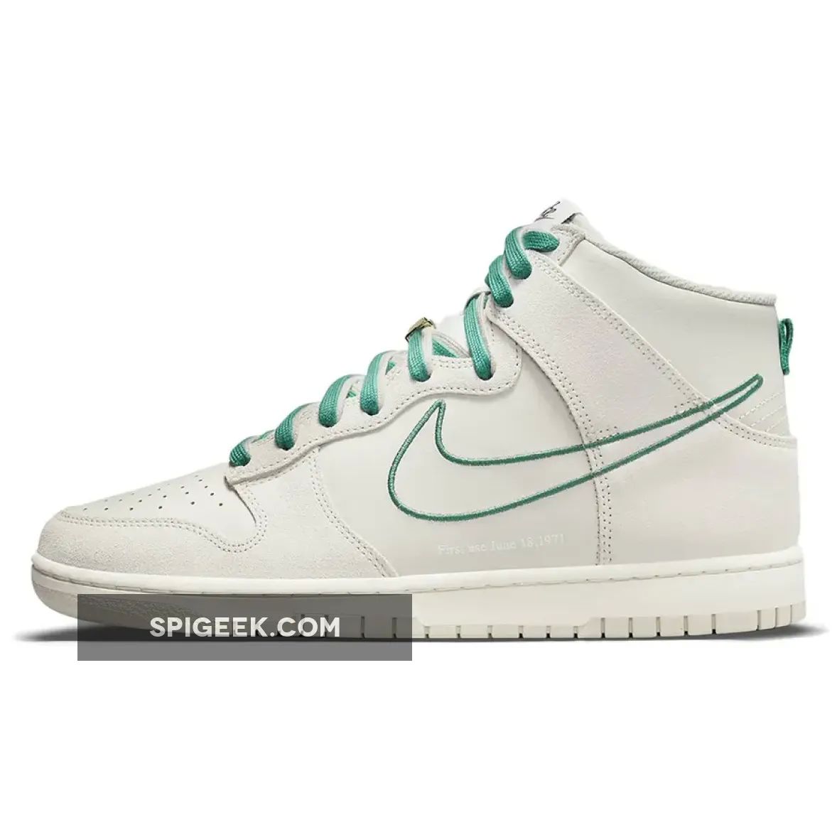 Nike Dunk High First Use Light Bone/Green Noise-Sail - Premium Sneaker