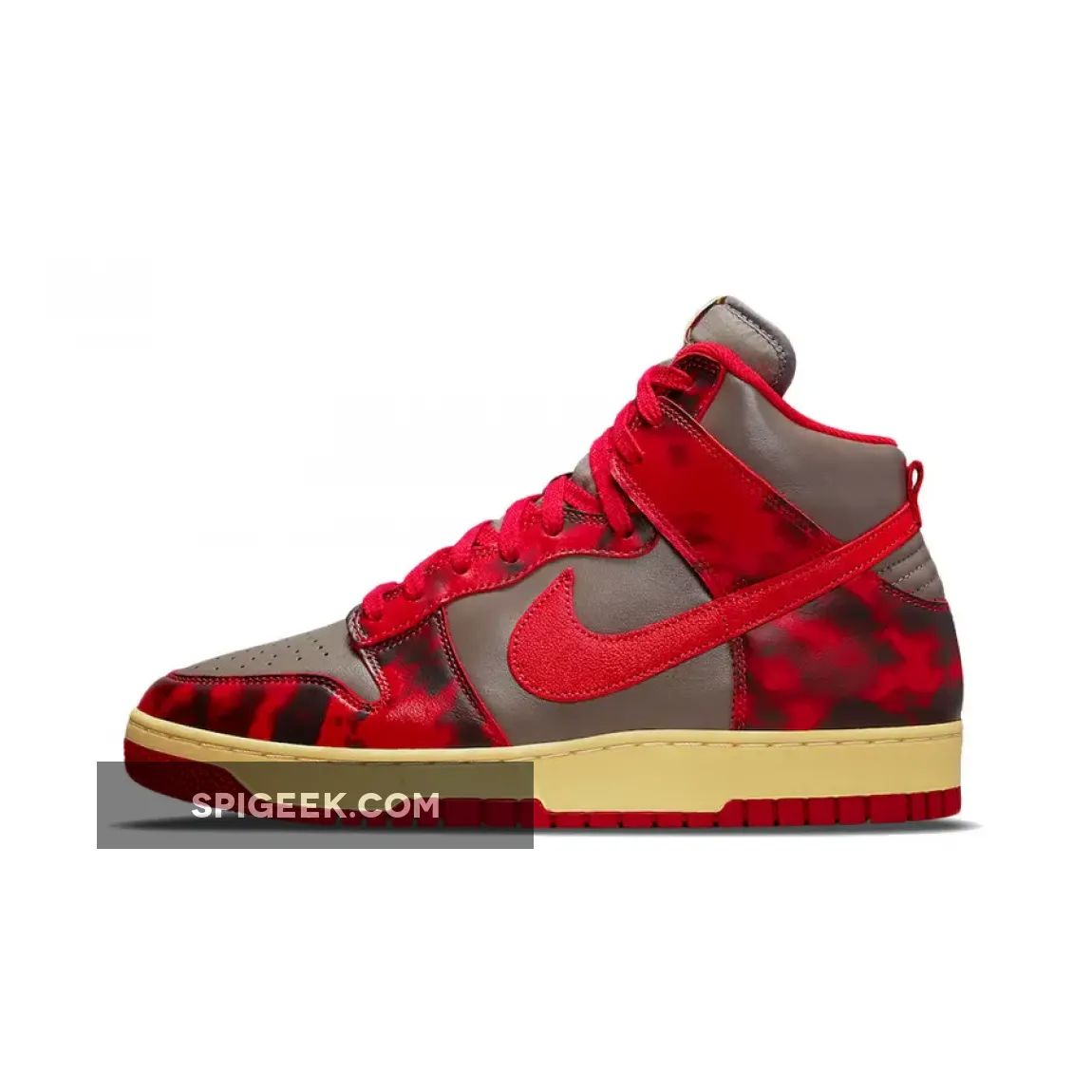 Nike Dunk High 'Red Acid Wash'