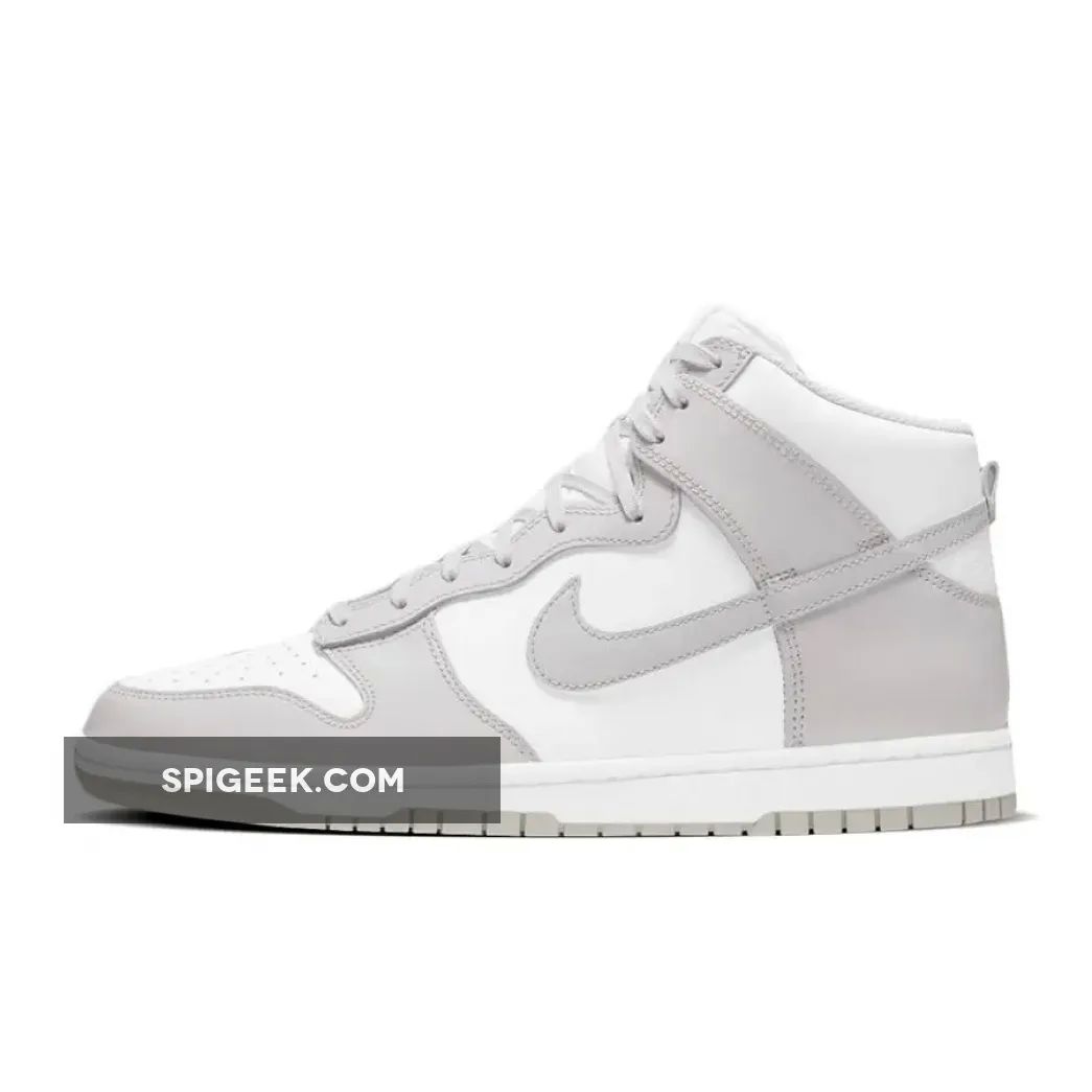 Nike Dunk High Retro Vast Grey White Sneakers