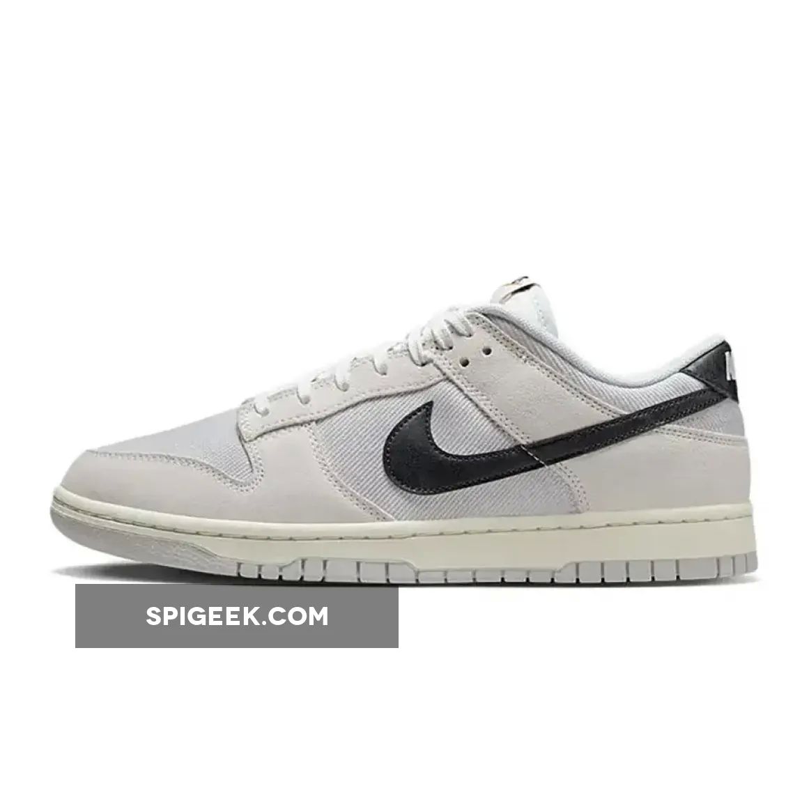 Nike Dunk Low Certified Fresh Grey and Black Suede Sneakers