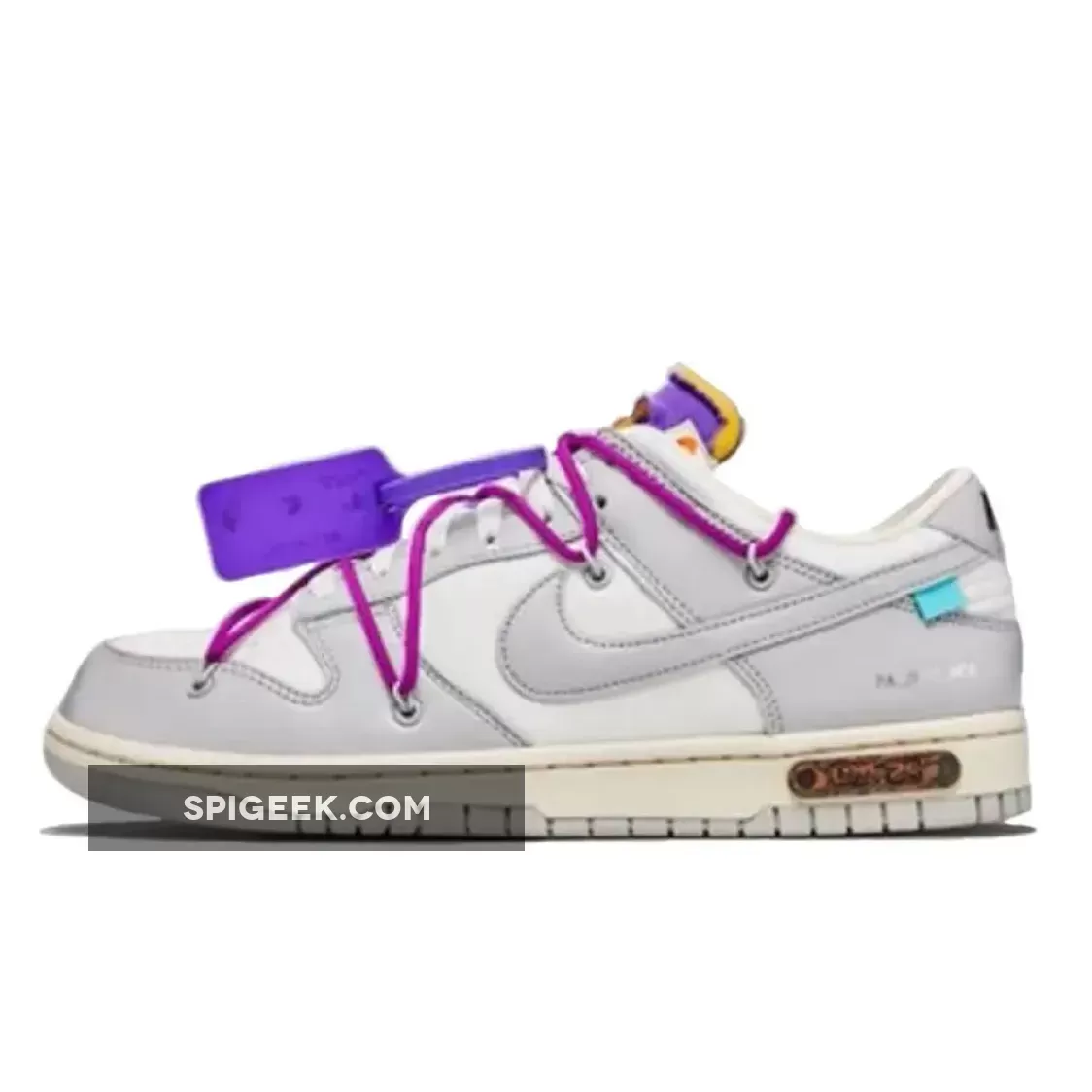 Off-White x Nike Dunk Low Lot 28 of 50 - Grey/White